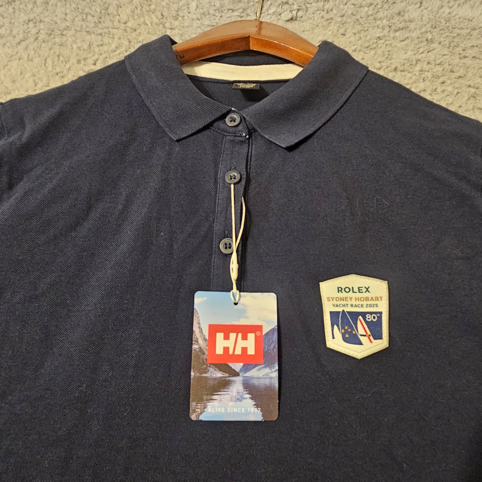 Helly Hansen Rolex Sydney Hobart Yacht Race 2025 Polo Shirt Womens 2xl Navy New